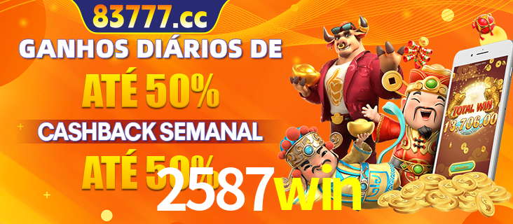 Anúncio de um membro ganhador do cassino 2587win que ganhou R$2.193.486,00 jogando o slot PG Fortune Tiger, com os mascotes do jogo comemorando o prêmio.